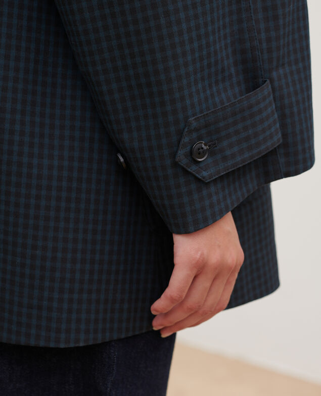 Manteau de pluie 8863 59 darkgreen check
