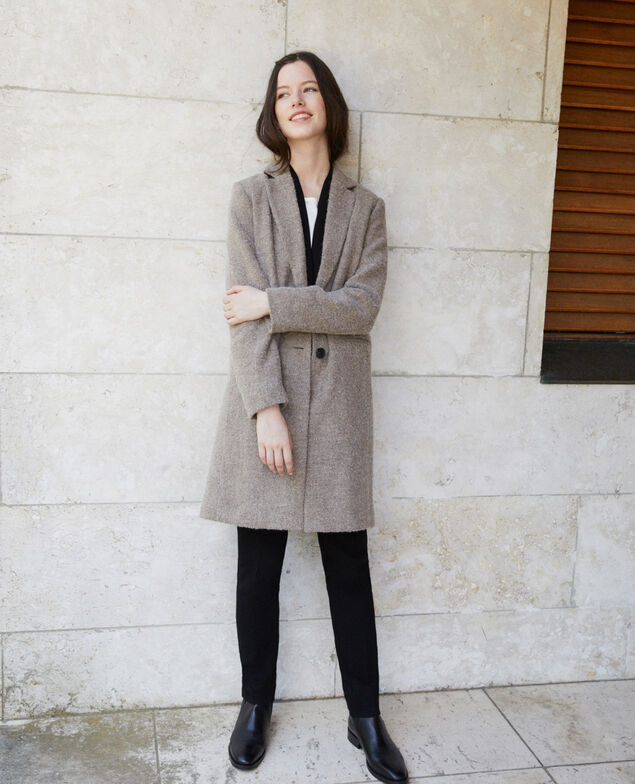 Manteau coupe droite Natural