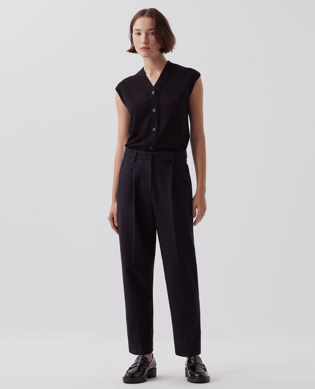Pantalon carrot CAMILLE H091 black beauty