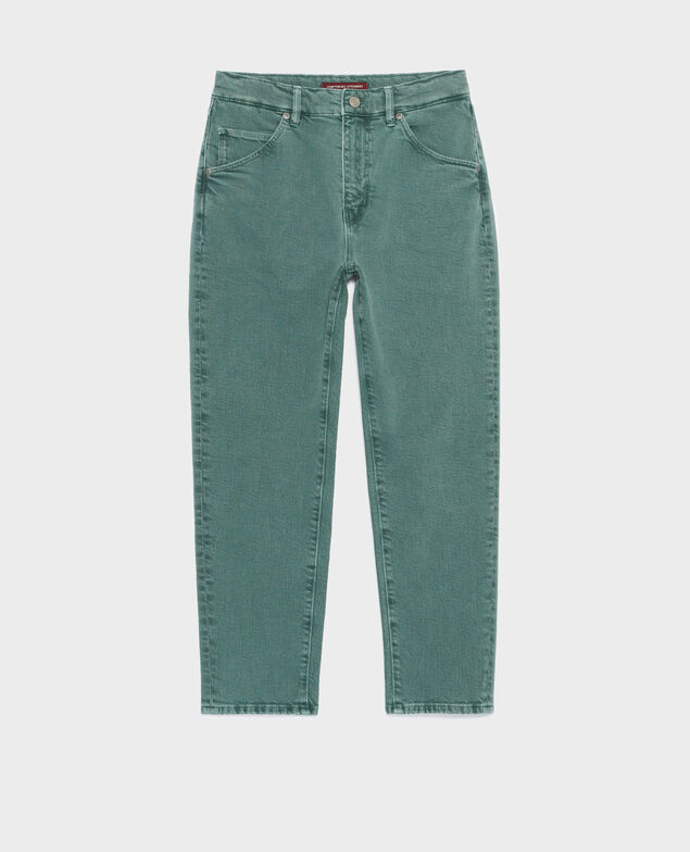Jean slouchy RITA A592 dark green denim
