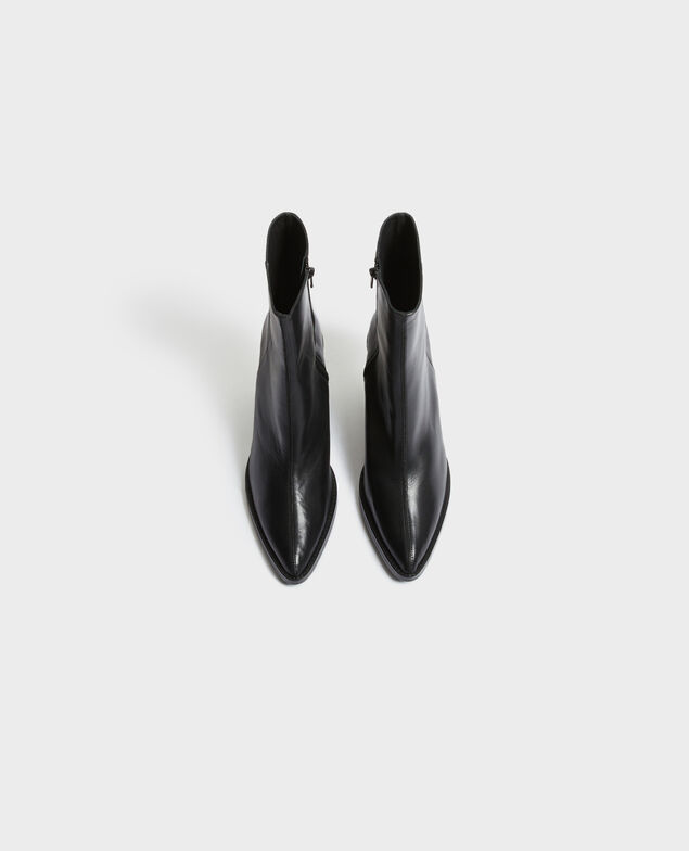 Santiags en cuir 8853 09 black
