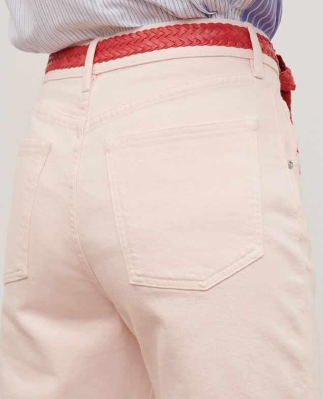 Jean slouchy ample en coton RITA 0100 pink marshmallow