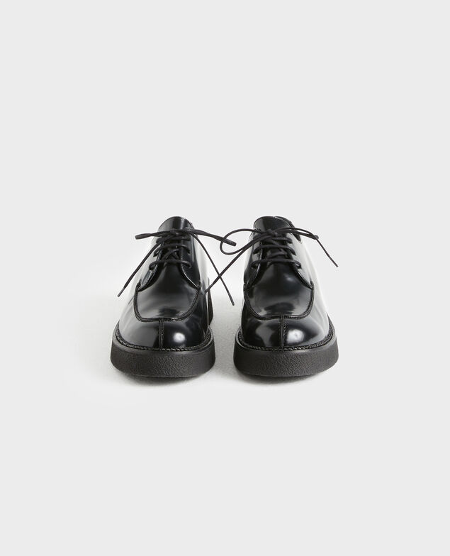 Derbies en cuir brillant 4216 black_beauty