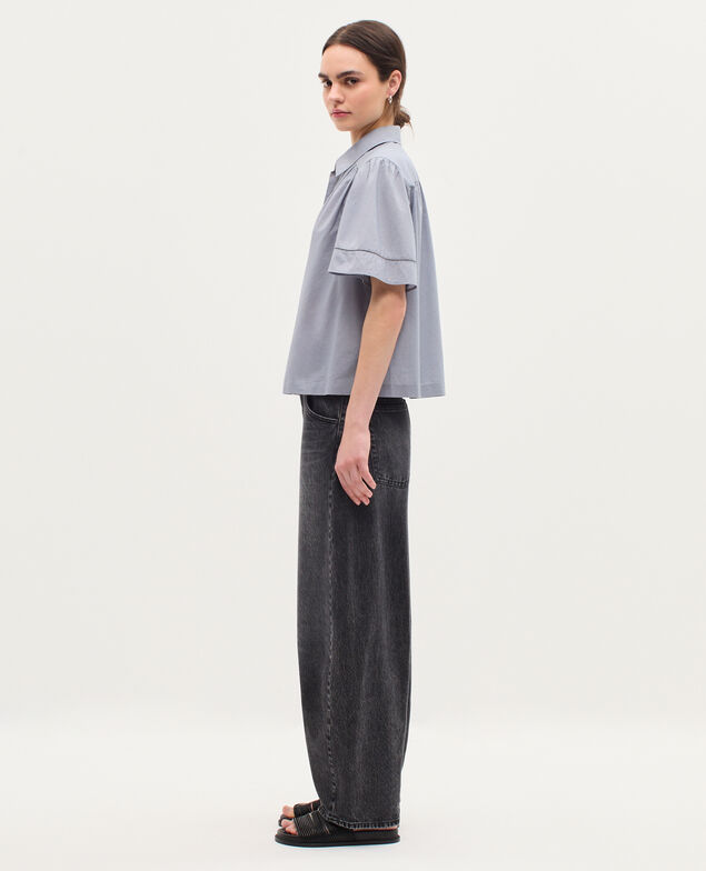 Chemise en voile de coton K040 tradewinds gray