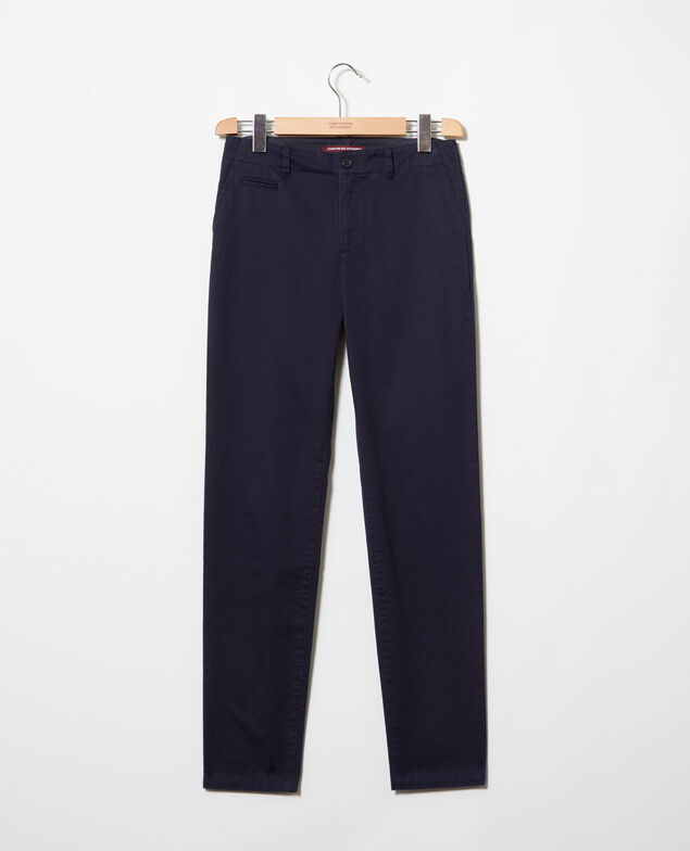 Pantalon en toile Navy blazer