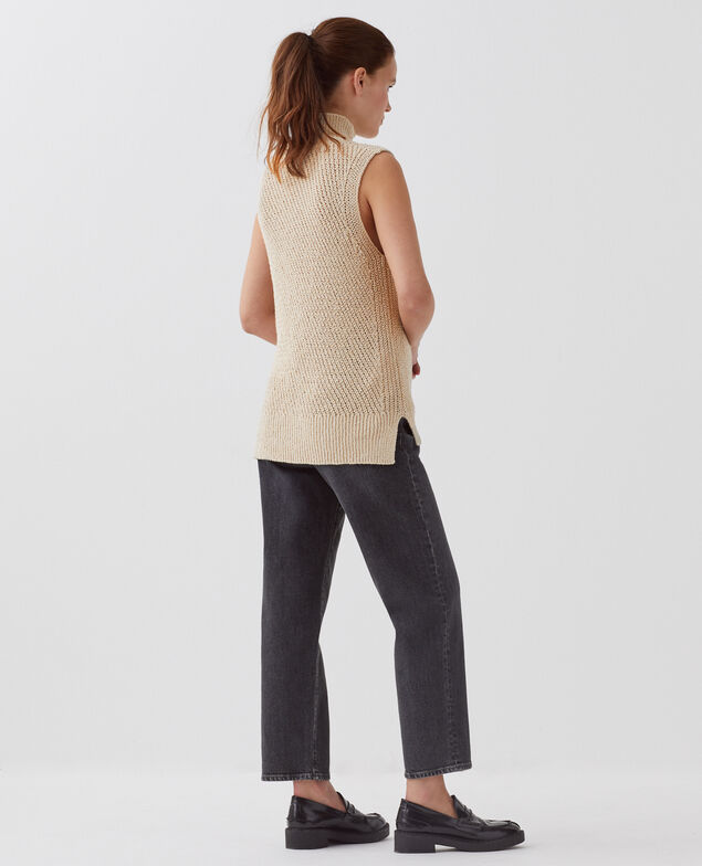 Pull sans manches H311 oyester gray