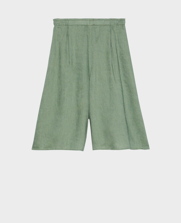 BABETH - Jupe-culotte en lin 52 green