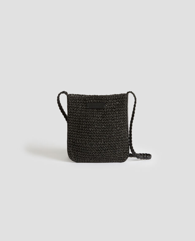 Petit sac à bandoulière en crochet 8853 09 black