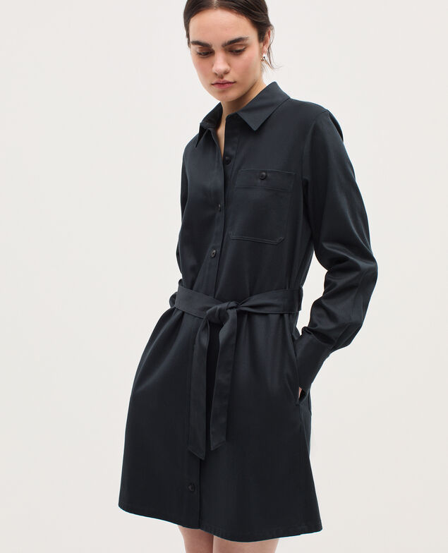 Robe chemise courte workwear K080 vulcan gray