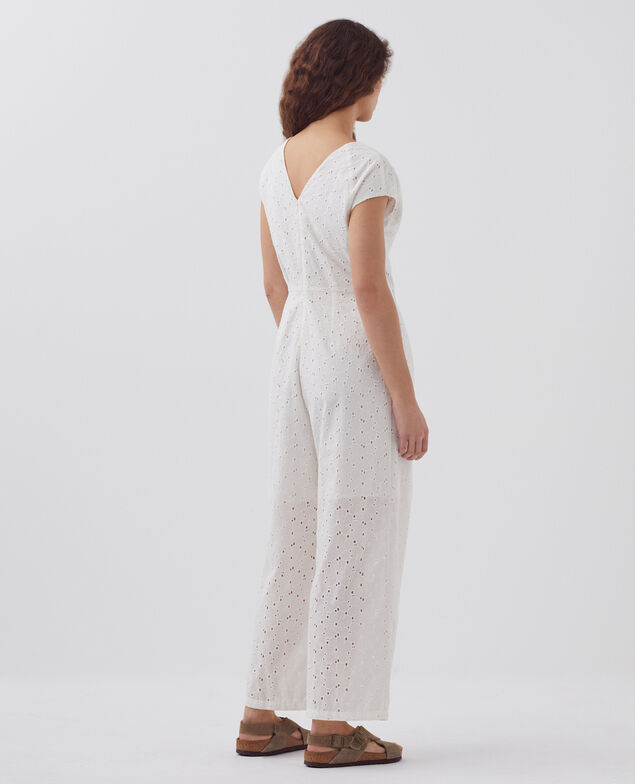 Combinaison broderie anglaise H003 white