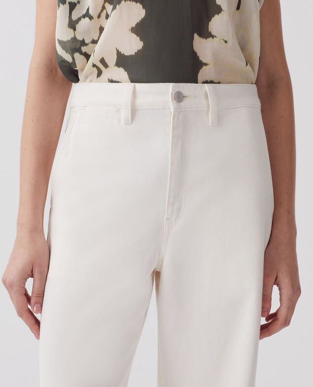Pantalon droit BLANDINE H003 white