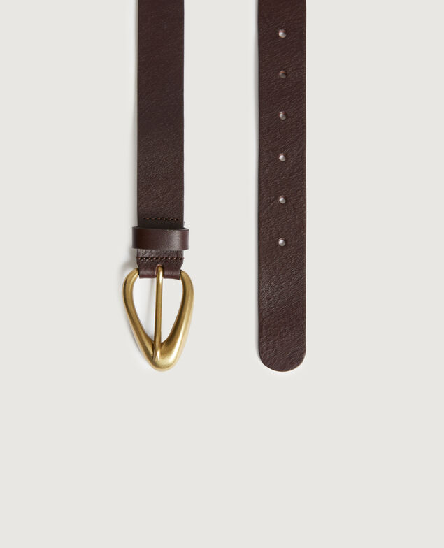 Ceinture en cuir K340 bone brown
