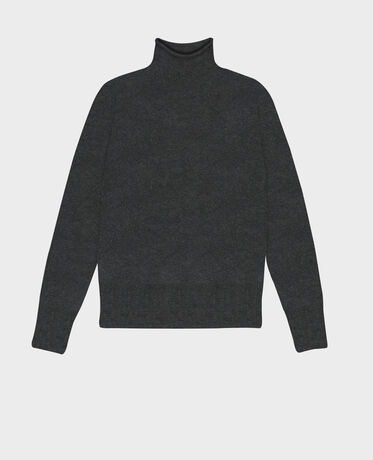 Pull en cachemire A082 lt charcoal grey