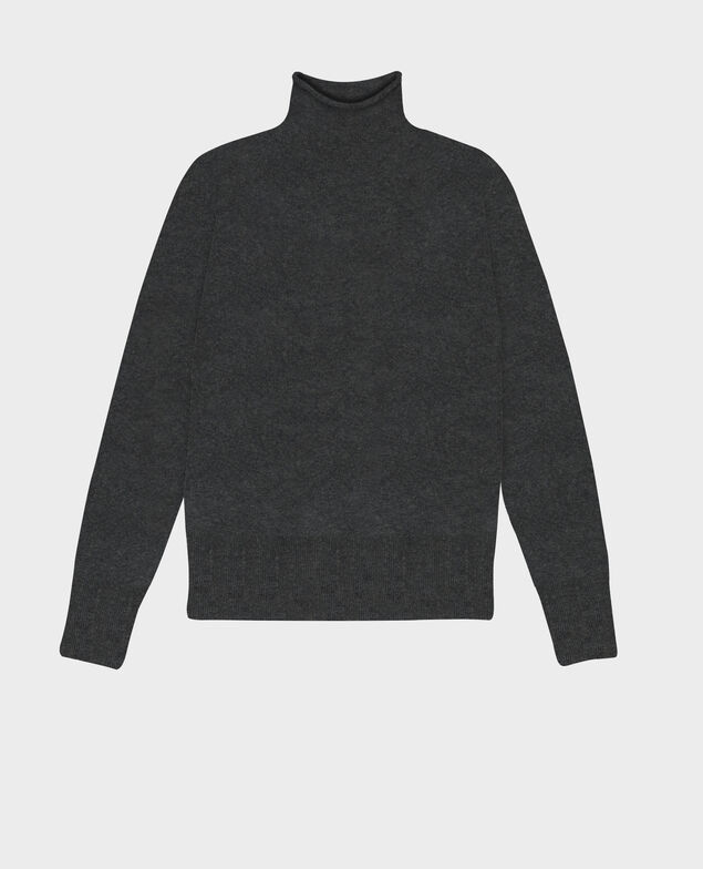 Pull en cachemire A082 lt charcoal grey