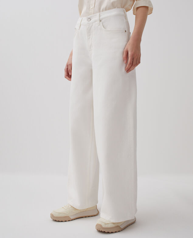 Jean wide JEANETTE H003 white