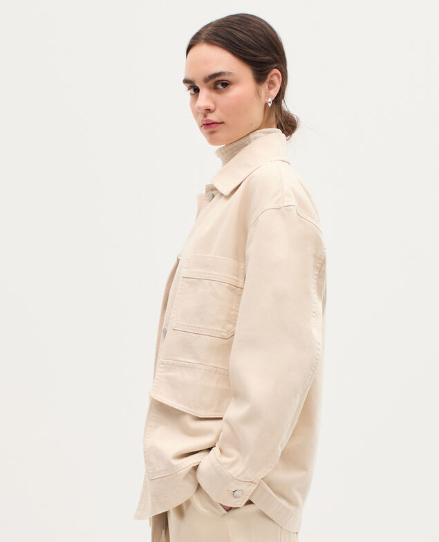 Veste workwear en coton H305 ecru