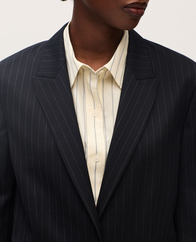 Veste de tailleur en laine K690 st navy