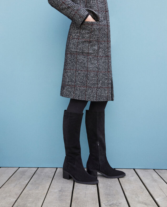 Bottes en daim Noir