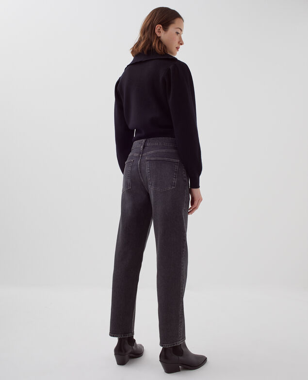 Jean slouchy RITA I081 dark gray