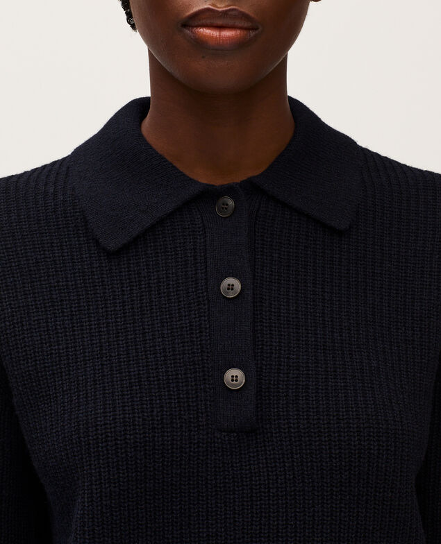 Pull col polo U690 navy