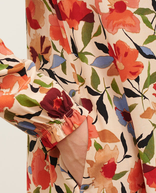 AGLAE - Robe fluide imprimée 8857 31 beige print