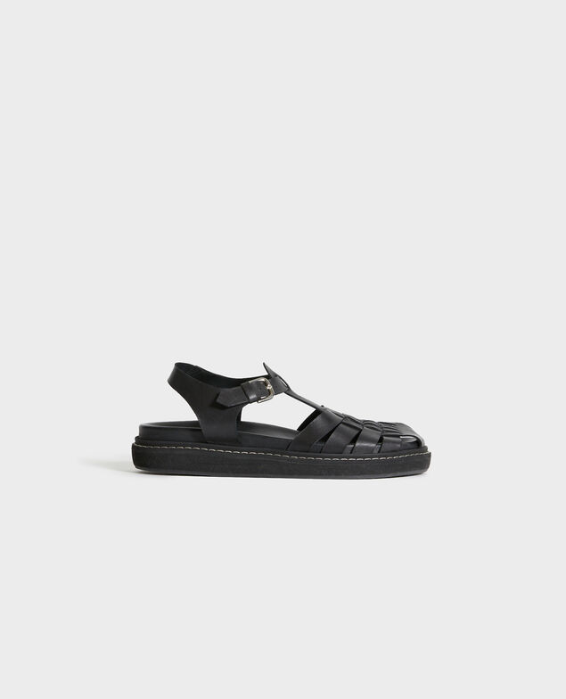 Sandales en cuir 09 black