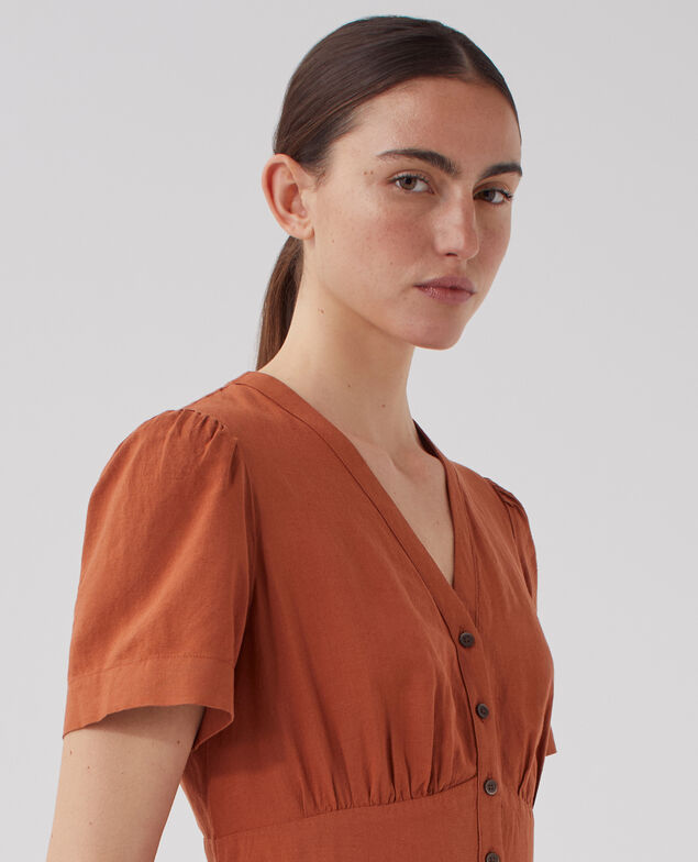 Robe midi U260 orange