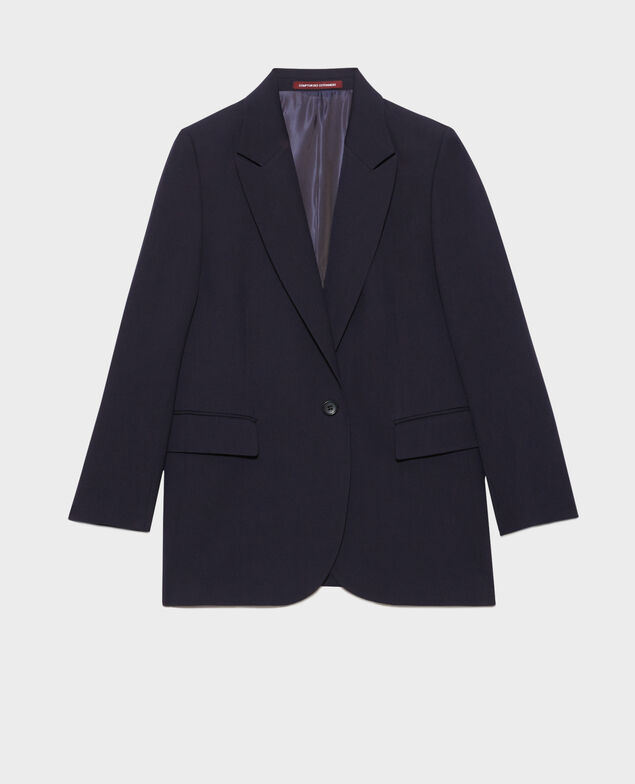 Blazer en laine 7012c 69 navy