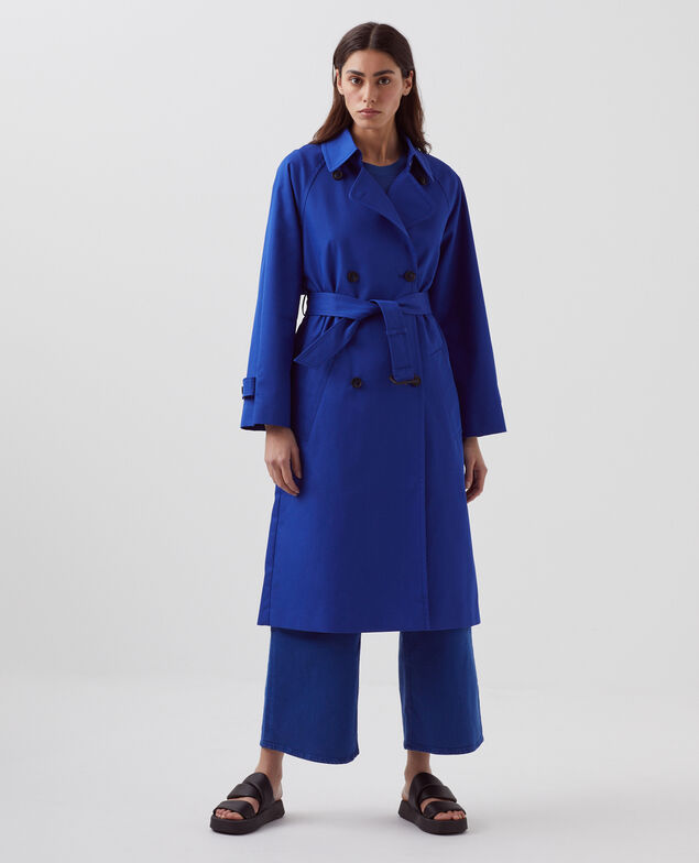 CATHERINE - Trench ample H660 sodalite blue