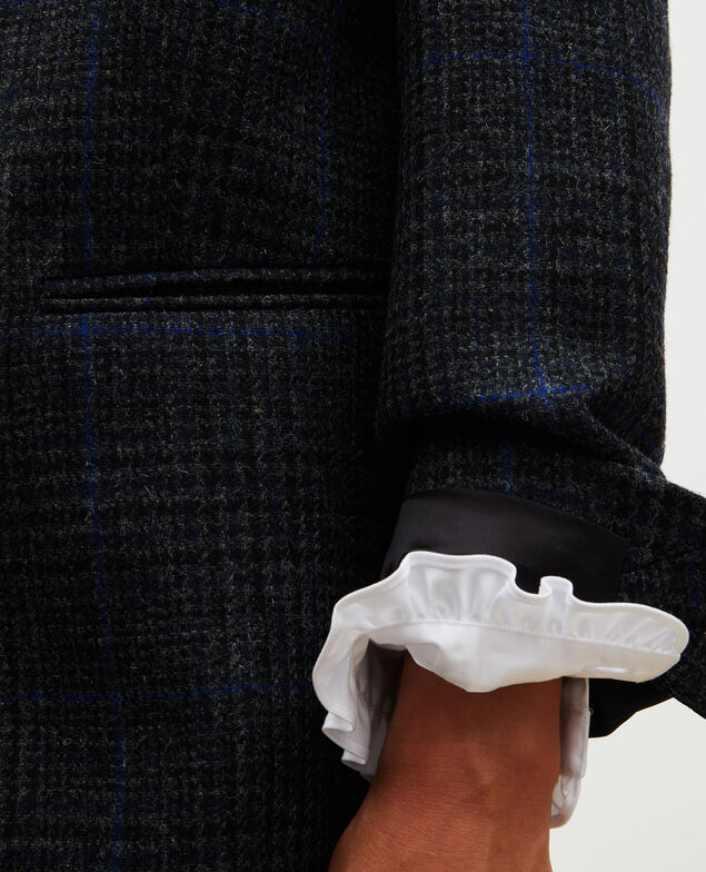 Blazer ample en laine Night sky pieddepoule