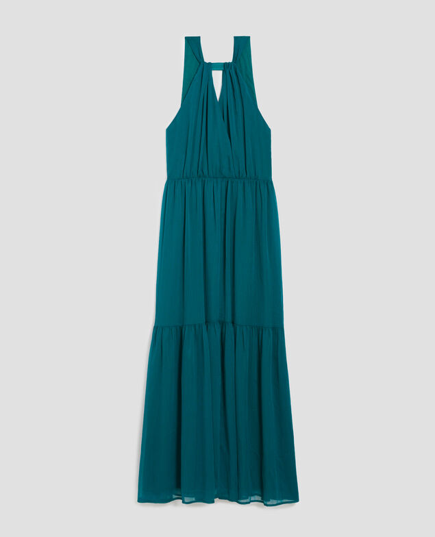Robe longue fluide H644 spruced-up blue