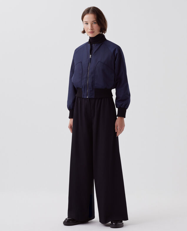Bomber satiné I697 navy