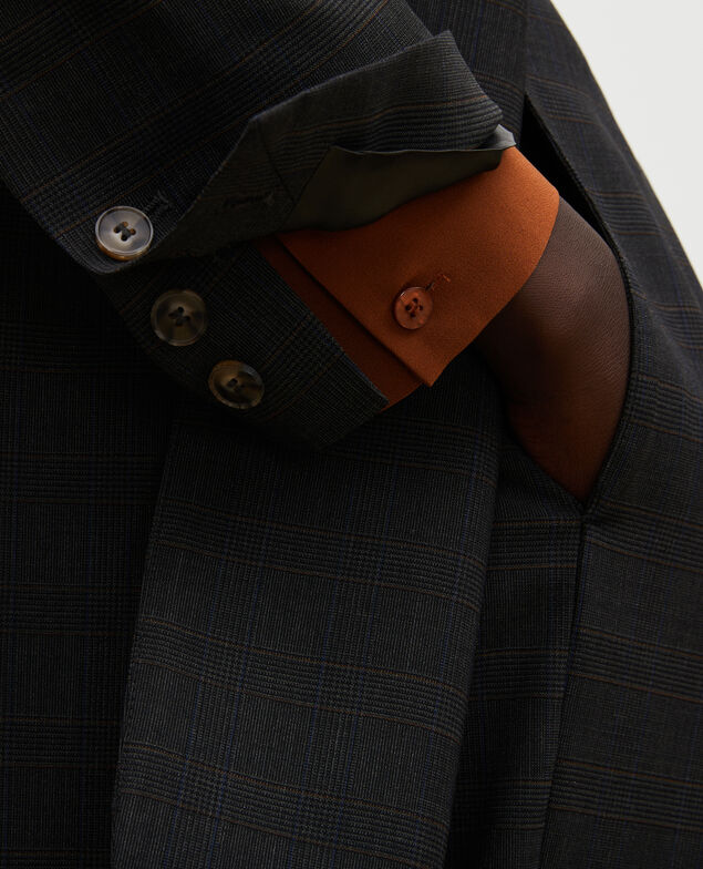 Blazer d'homme en laine prince de galles Check-wool-pattern-tailoring