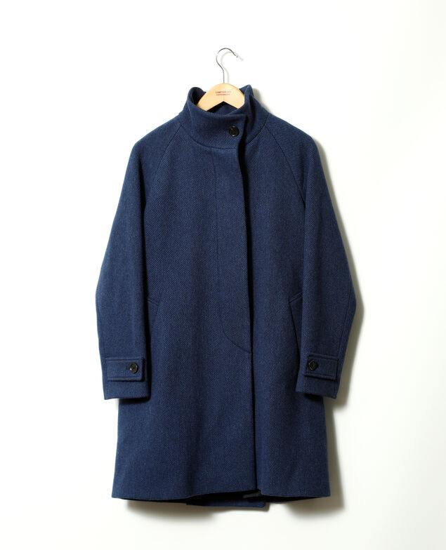 Manteau avec col montant Peacoat