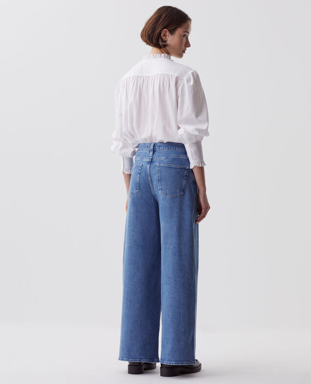 Jean wide JEANETTE J621 light blue