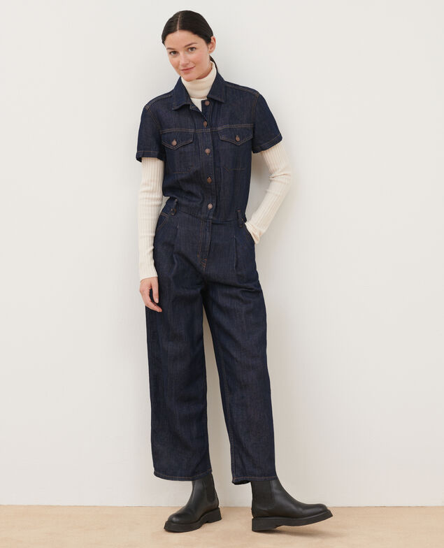 Combinaison en toile denim 0681 rinse denim