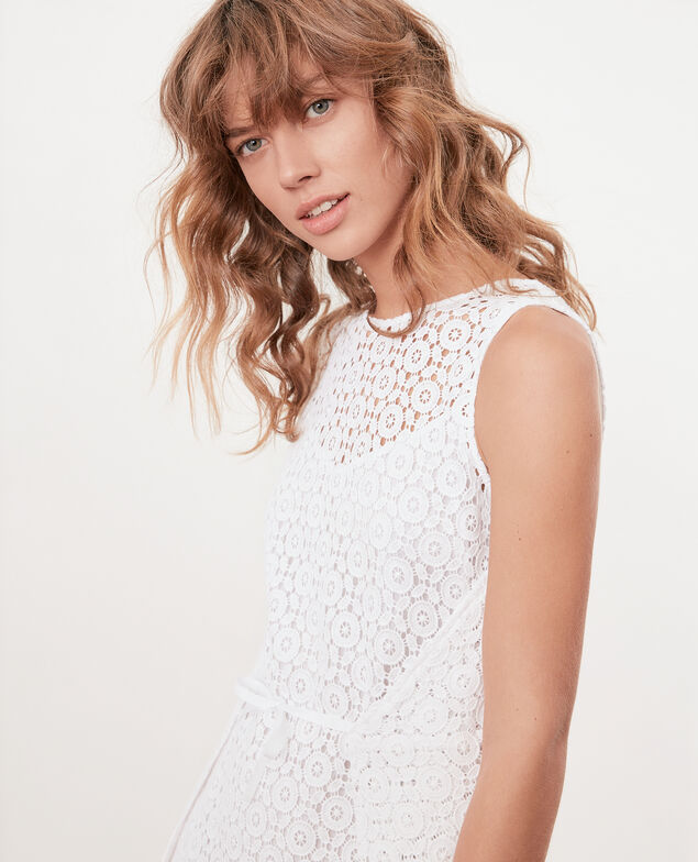 Robe en dentelle Blanc