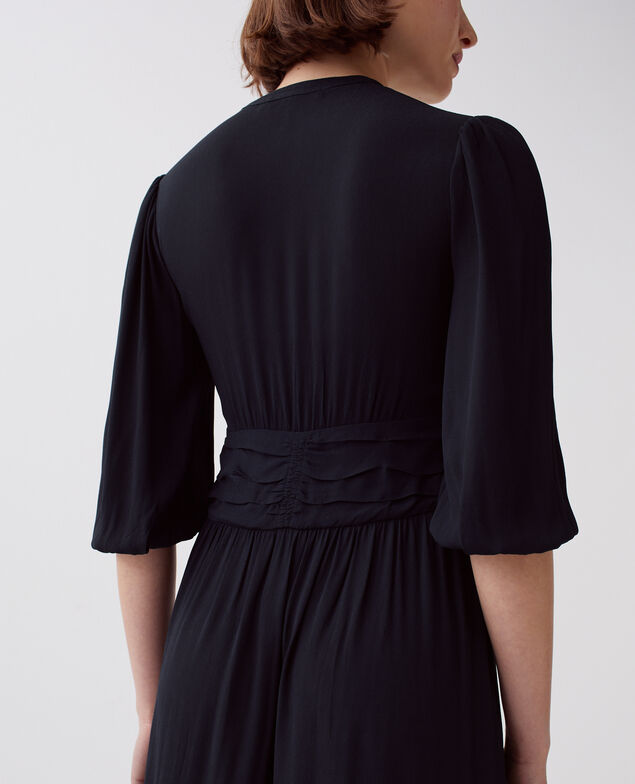 Robe longue fluide H695 night sky