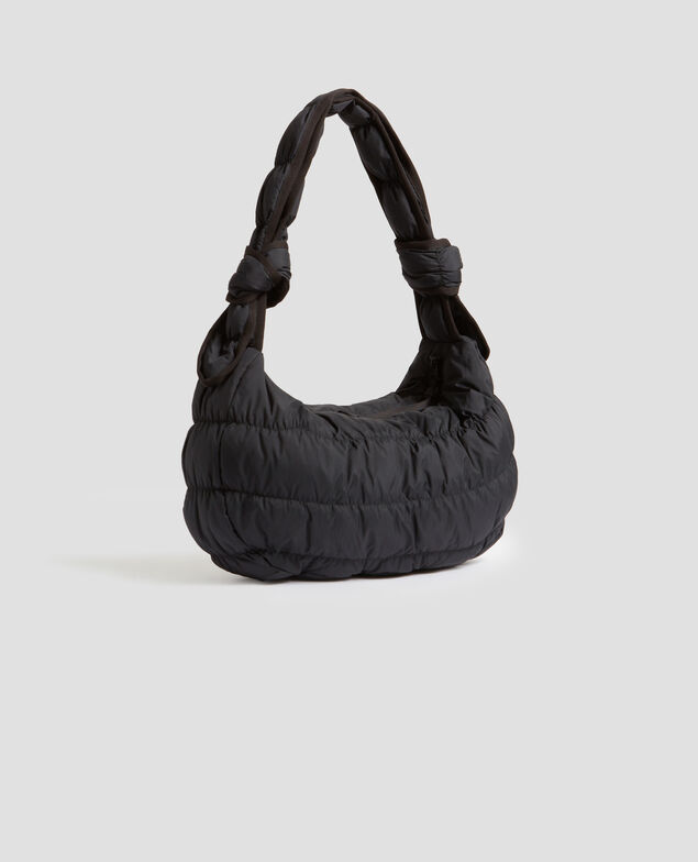 Sac demi-lune matelassé 8853 09 black