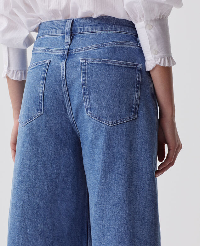 Jean wide JEANETTE J621 light blue