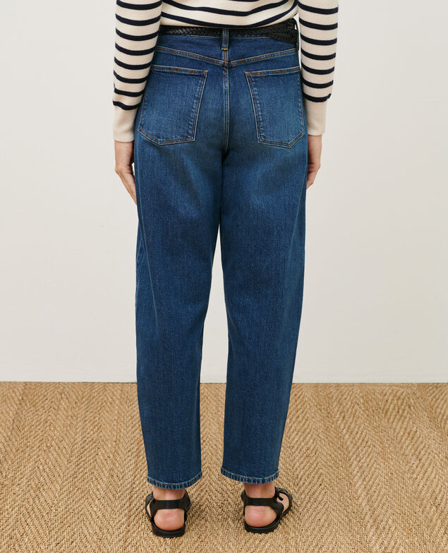 SYDONIE - BALLOON - Jean 7/8e en coton 8888 64 blue