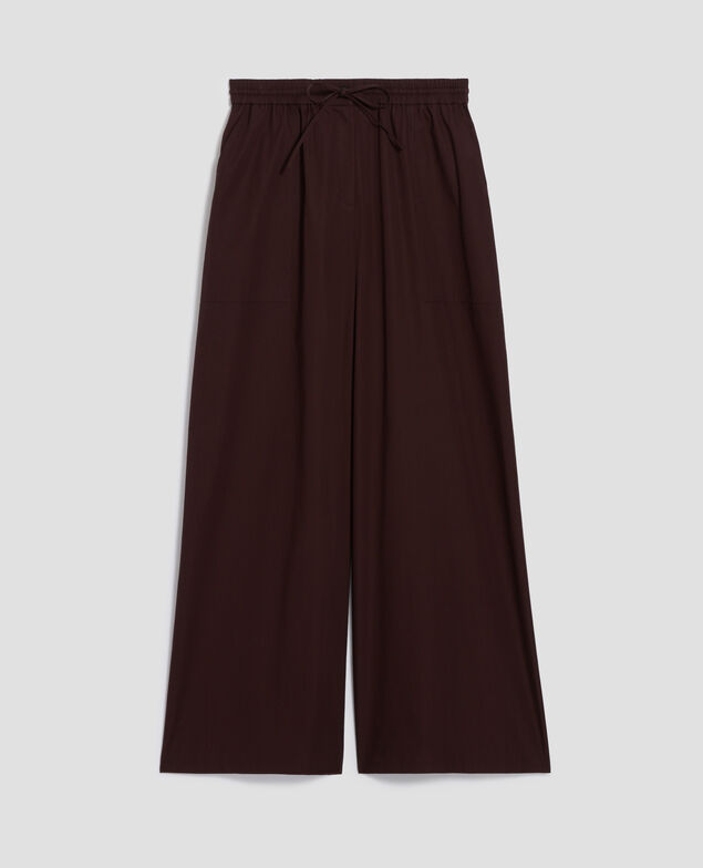Pantalon ample YVONNE J790 chocolate plum
