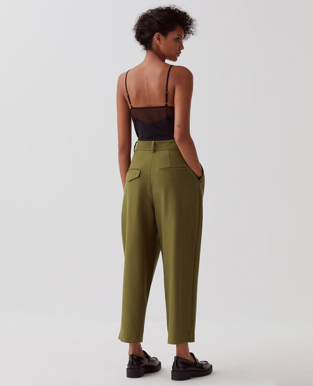 Pantalon carrot PEGGY H570 military olive