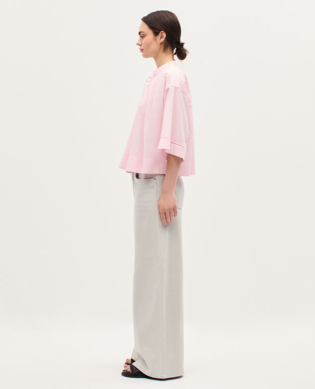 Blouse en voile de coton K100 bloom pink