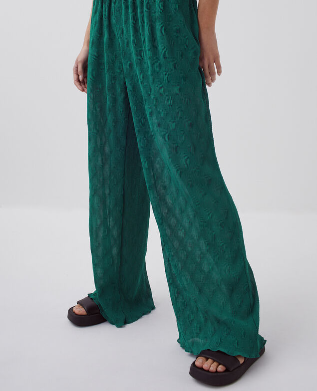 Pantalon ample fluide H644 spruced-up blue