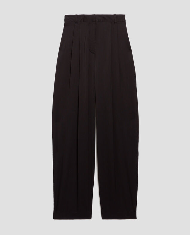 Pantalon fluide satiné H091 black beauty