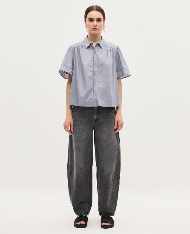 Chemise en voile de coton K040 tradewinds gray
