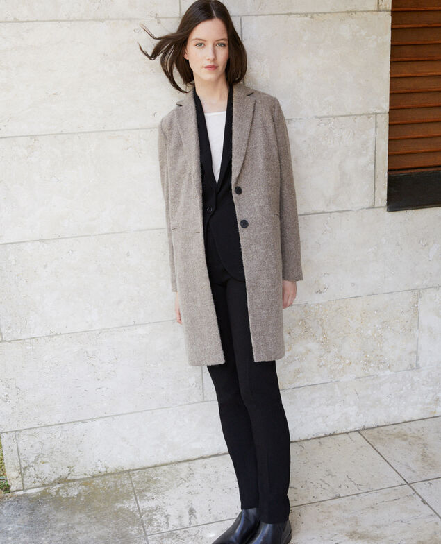 Manteau coupe droite Natural