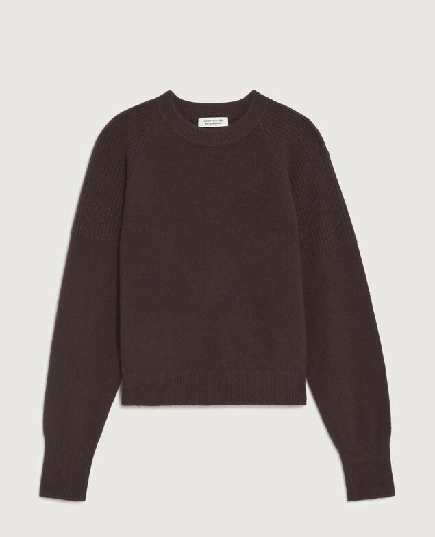 Pull en cachemire K390 taupe brown