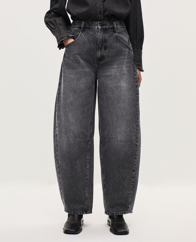 Jean barrel CHARLIE K081 dark gray